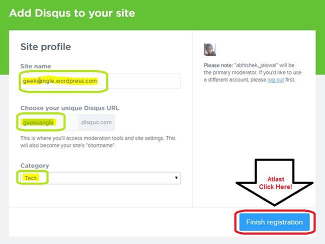 add disqus to your site
